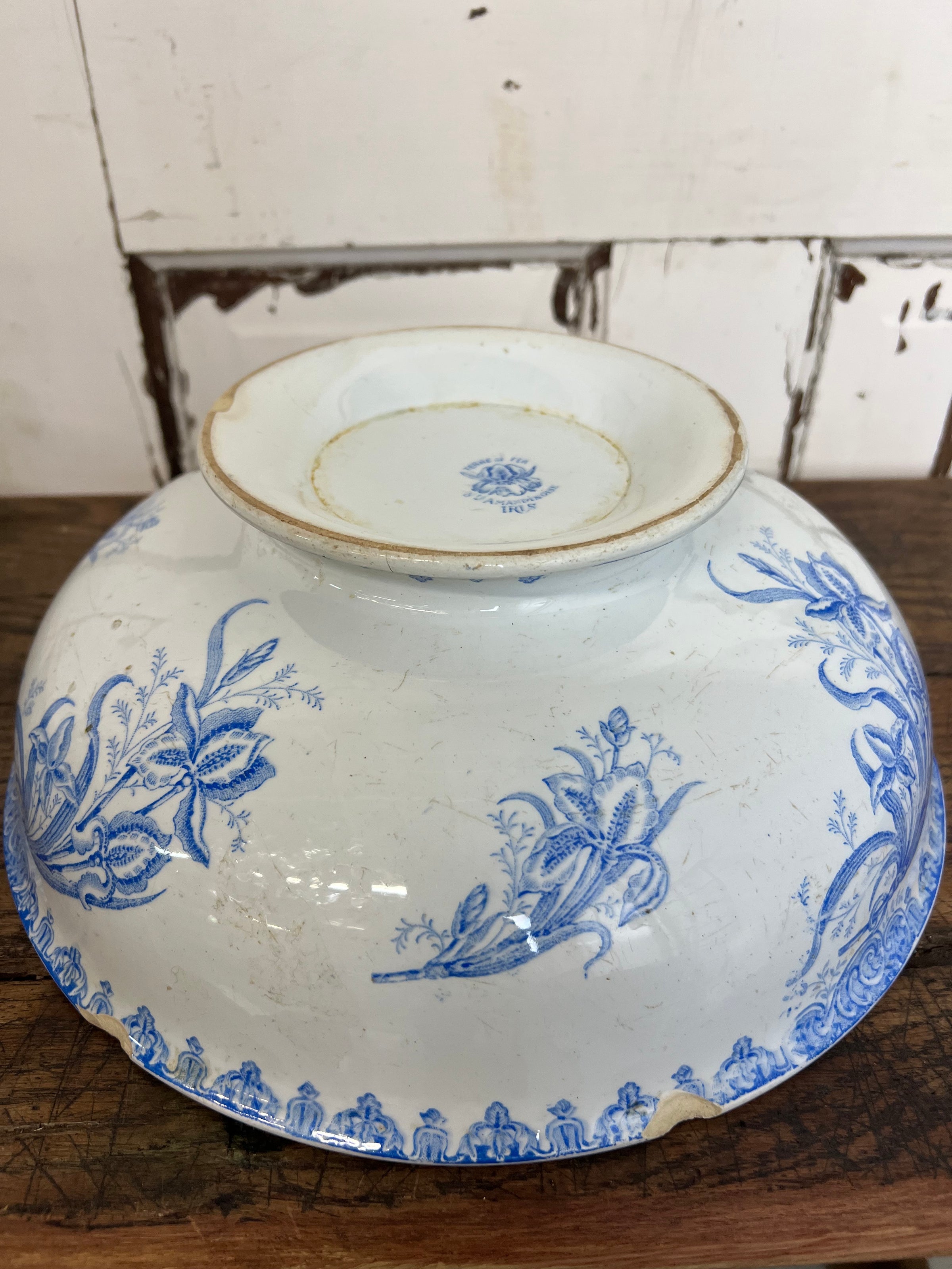 アンティーク雑貨 Terre de Fer Bowr 美術品・アンティーク・コレクション Terre de Fer Bowr